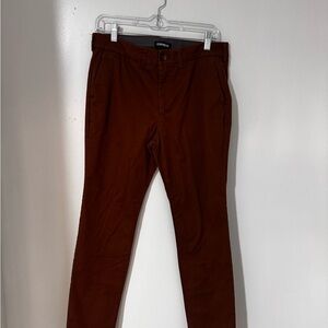 Express Men's Dark Brown Chinos